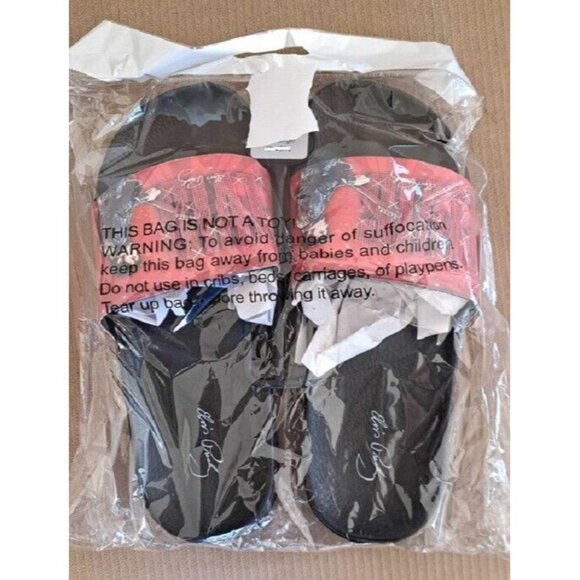 New Red Sandals Elvis Presley Slip On 68 Comeback Flip Flops 6 to 7 NIP Photo - Picture 2 of 4